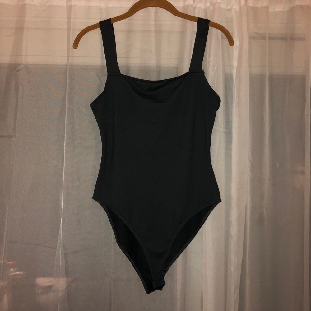 Gray bodysuit